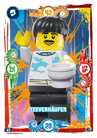 NINJAGO Trading Card Game (German) Series 9 - # 63 Teeverkäufer