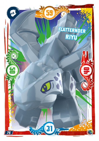 NINJAGO Trading Card Game (German) Series 9 - # 75 Flatternder Riyu
