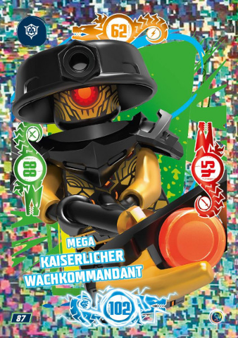 NINJAGO Trading Card Game (German) Series 9 - # 87 Mega Kaiserlicher Wachkommandant