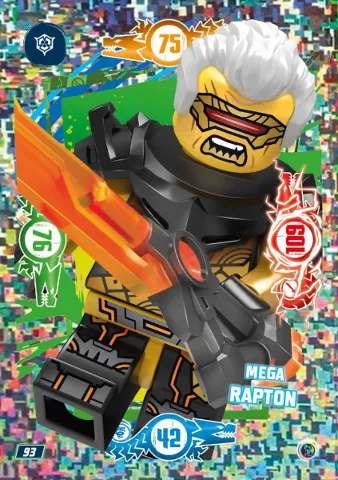 NINJAGO Trading Card Game (German) Series 9 - # 93 Mega Rapton