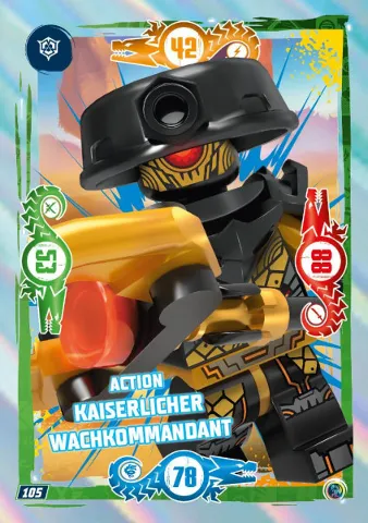 NINJAGO Trading Card Game (German) Series 9 - # 105 Action Kaiserlicher Wachkommandant