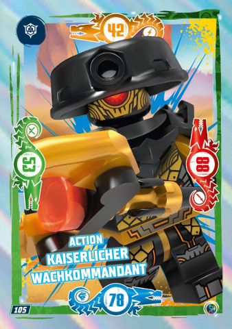 NINJAGO Trading Card Game (German) Series 9 - # 105 Action Kaiserlicher Wachkommandant