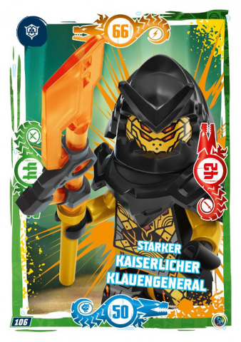 NINJAGO Trading Card Game (German) Series 9 - # 106 Starker Kaiserlicher Klauengeneral