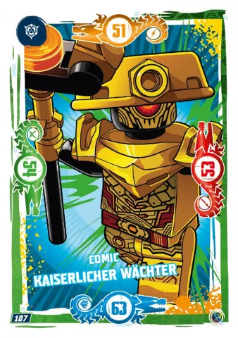 NINJAGO Trading Card Game (German) Series 9 - # 107 Comic Kaiserlicher Wächter
