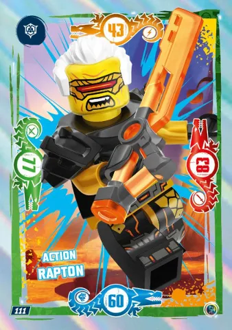 NINJAGO Trading Card Game (German) Series 9 - # 111 Action Rapton