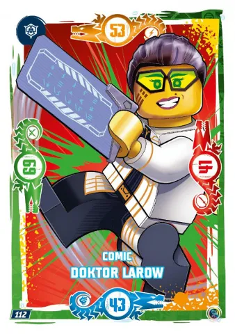 NINJAGO Trading Card Game (German) Series 9 - # 112 Comic Doktor Larow