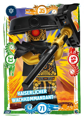 NINJAGO Trading Card Game (German) Series 9 - # 114 Kaiserlicher Wachkommandant