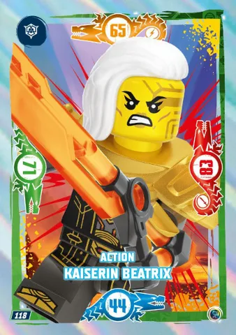 NINJAGO Trading Card Game (German) Series 9 - # 118 Action Kaiserin Beatrix