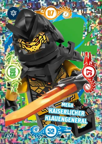 NINJAGO Trading Card Game (German) Series 9 - # 124 Mega Kaiserlicher Klauengeneral