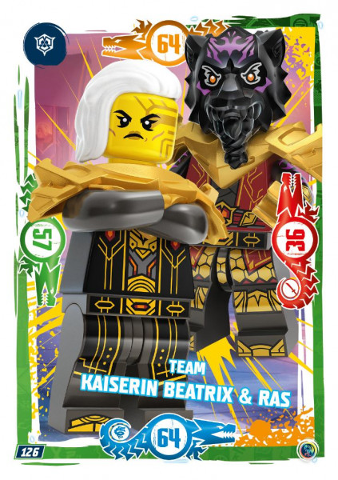 NINJAGO Trading Card Game (German) Series 9 - # 126 Team Kaiserin Beatrix & Ras