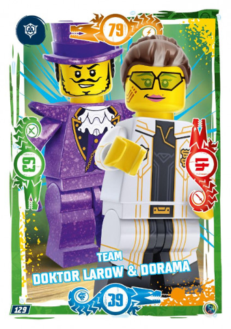 NINJAGO Trading Card Game (German) Series 9 - # 129 Team Doktor Larow & Dorama