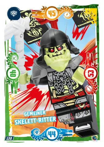 NINJAGO Trading Card Game (German) Series 9 - # 130 Gemeiner Skelett-Ritter