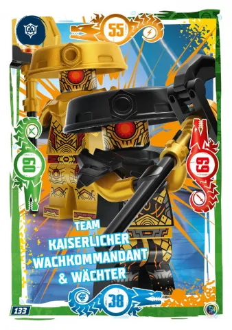 NINJAGO Trading Card Game (German) Series 9 - # 133 Team Kaiserlicher Wachtkommandant & Wächter