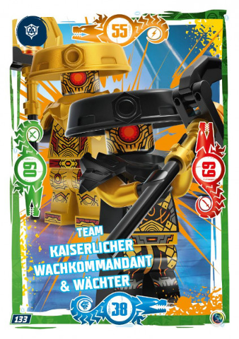 NINJAGO Trading Card Game (German) Series 9 - # 133 Team Kaiserlicher Wachtkommandant & Wächter