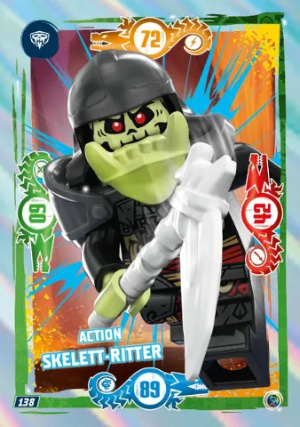 NINJAGO Trading Card Game (German) Series 9 - # 138 Action Skelett-Ritter