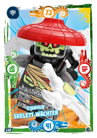 NINJAGO Trading Card Game (German) Series 9 - # 140 Starker Skelett-Wächter