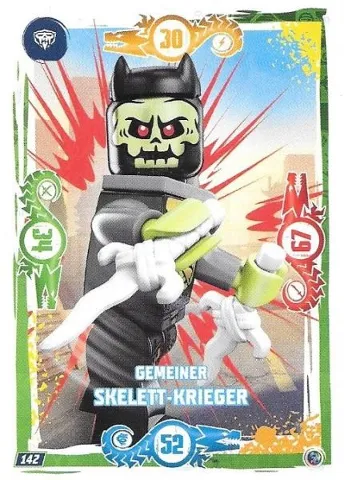 NINJAGO Trading Card Game (German) Series 9 - # 142 Gemeiner Skelett-Krieger