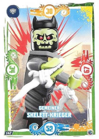 NINJAGO Trading Card Game (German) Series 9 - # 142 Gemeiner Skelett-Krieger