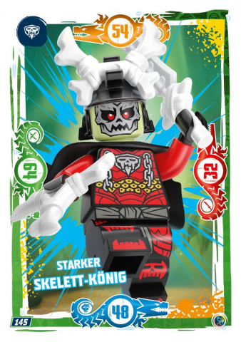 NINJAGO Trading Card Game (German) Series 9 - # 145 Starker Skelett-König
