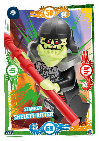 NINJAGO Trading Card Game (German) Series 9 - # 146 Starker Skelett-Ritter