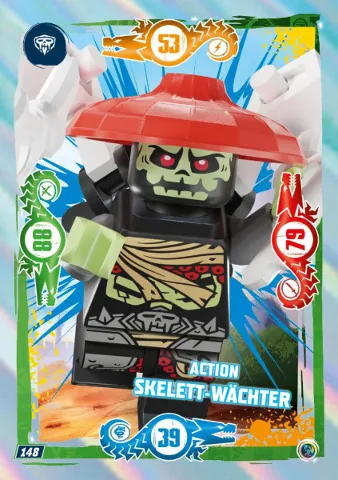 NINJAGO Trading Card Game (German) Series 9 - # 148 Action Skelett-Wächter