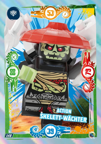 NINJAGO Trading Card Game (German) Series 9 - # 148 Action Skelett-Wächter