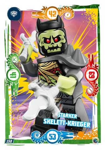 NINJAGO Trading Card Game (German) Series 9 - # 150 Starker Skelett-Krieger