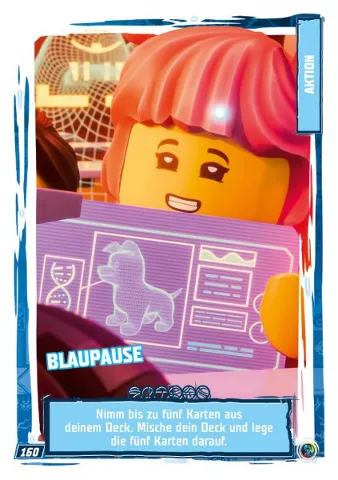 NINJAGO Trading Card Game (German) Series 9 - # 160 Blaupause
