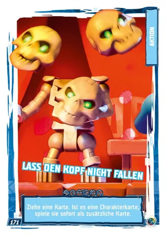 NINJAGO Trading Card Game (German) Series 9 - # 171 Lass Den Kopf Nicht Fallen