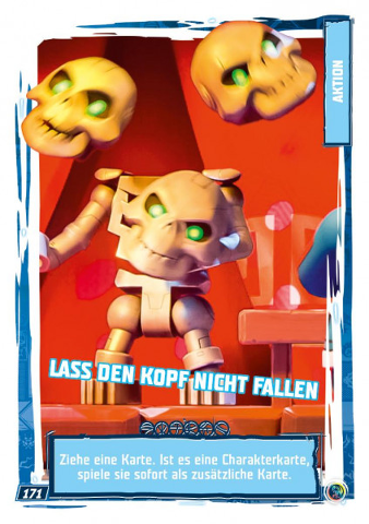 NINJAGO Trading Card Game (German) Series 9 - # 171 Lass Den Kopf Nicht Fallen