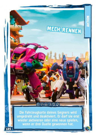 NINJAGO Trading Card Game (German) Series 9 - # 185 Mech-Rennen