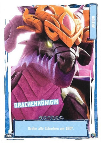 NINJAGO Trading Card Game (German) Series 9 - # 186 Drachenkönigin