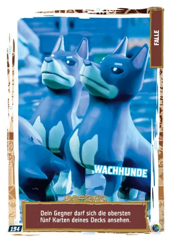 NINJAGO Trading Card Game (German) Series 9 - # 194 Wachhunde