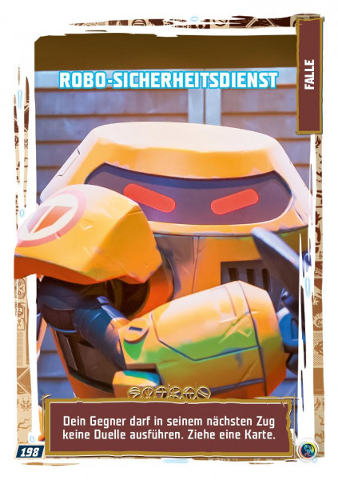 NINJAGO Trading Card Game (German) Series 9 - # 198 Robo-Sicherheitsdienst