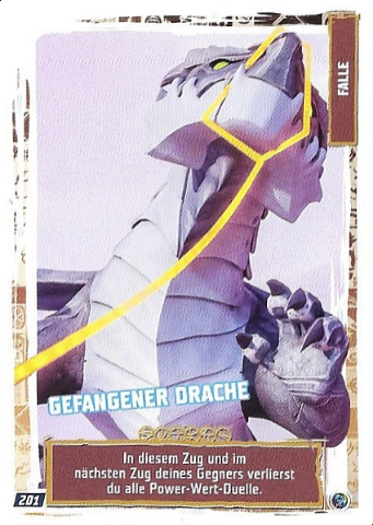 NINJAGO Trading Card Game (German) Series 9 - # 201 Gefangener Drache