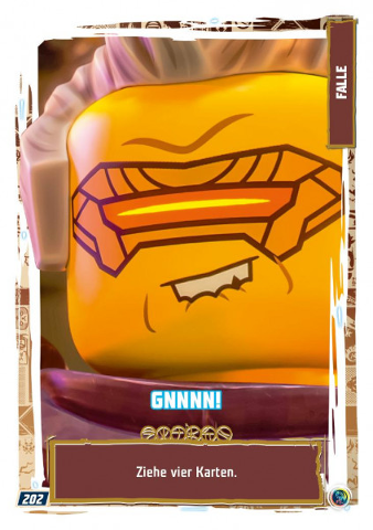 NINJAGO Trading Card Game (German) Series 9 - # 202 Gnnnn!