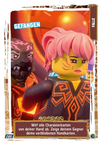 NINJAGO Trading Card Game (German) Series 9 - # 205 Gefangen