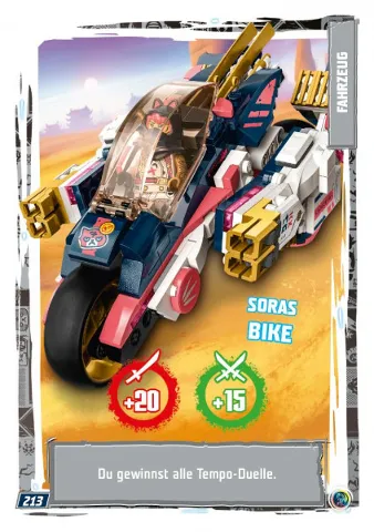 NINJAGO Trading Card Game (German) Series 9 - # 213 Soras Bike