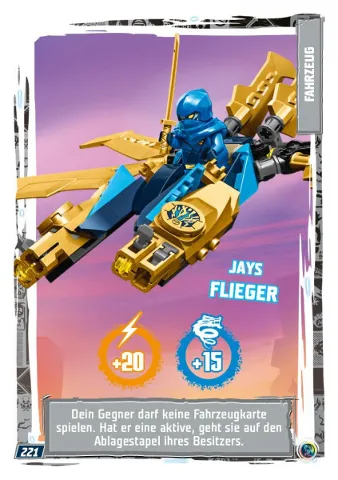 NINJAGO Trading Card Game (German) Series 9 - # 221 Jays Flieger