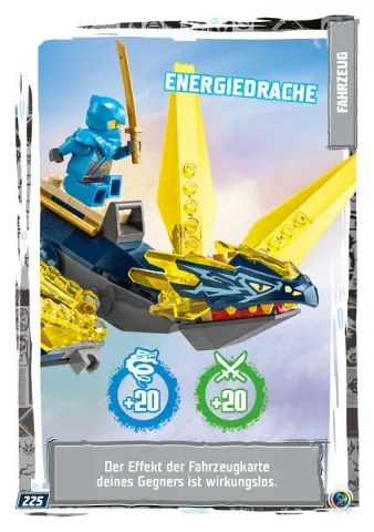 NINJAGO Trading Card Game (German) Series 9 - # 225 Energiedrache