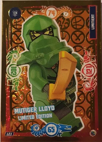 NINJAGO Trading Card Game (German) Series 9 - # LE1 Mutiger Lloyd Limited Edition