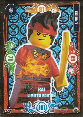 NINJAGO Trading Card Game (German) Series 9 - # LE4 Kai Limited Edition
