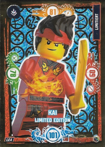 NINJAGO Trading Card Game (German) Series 9 - # LE4 Kai Limited Edition
