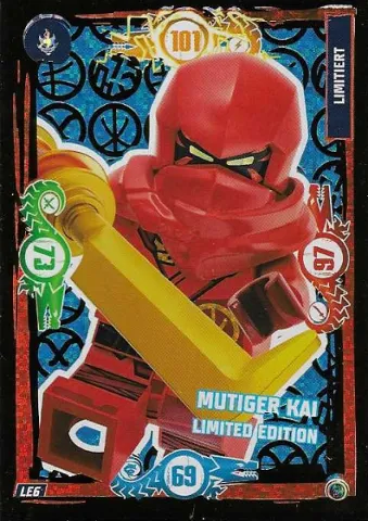 NINJAGO Trading Card Game (German) Series 9 - # LE6 Mutiger Kai Limited Edition