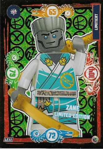 NINJAGO Trading Card Game (German) Series 9 - # LE11 Zane Limited Edition