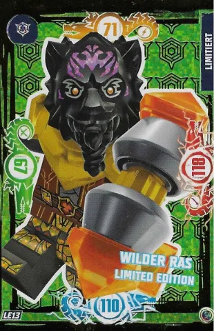 NINJAGO Trading Card Game (German) Series 9 - # LE13 Wilder Ras Limited Edition