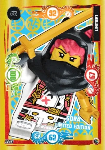 NINJAGO Trading Card Game (German) Series 9 - # LE15 Sora Limited Edition