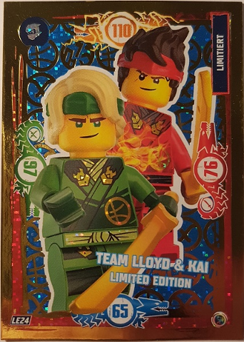 NINJAGO Trading Card Game (German) Series 9 - # LE24 Team Lloyd & Kai Limited Edition