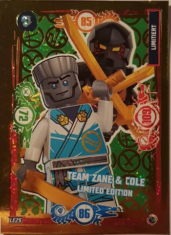 NINJAGO Trading Card Game (German) Series 9 - # LE25 Team Zane & Cole Limited Edition