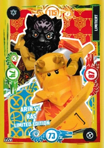 NINJAGO Trading Card Game (German) Series 9 - # LE28 Arin vs. Ras Limited Edition